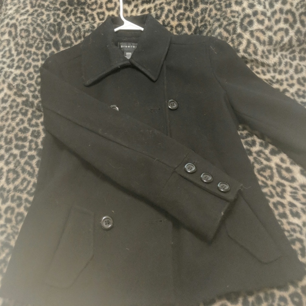 EUC Black peacoat